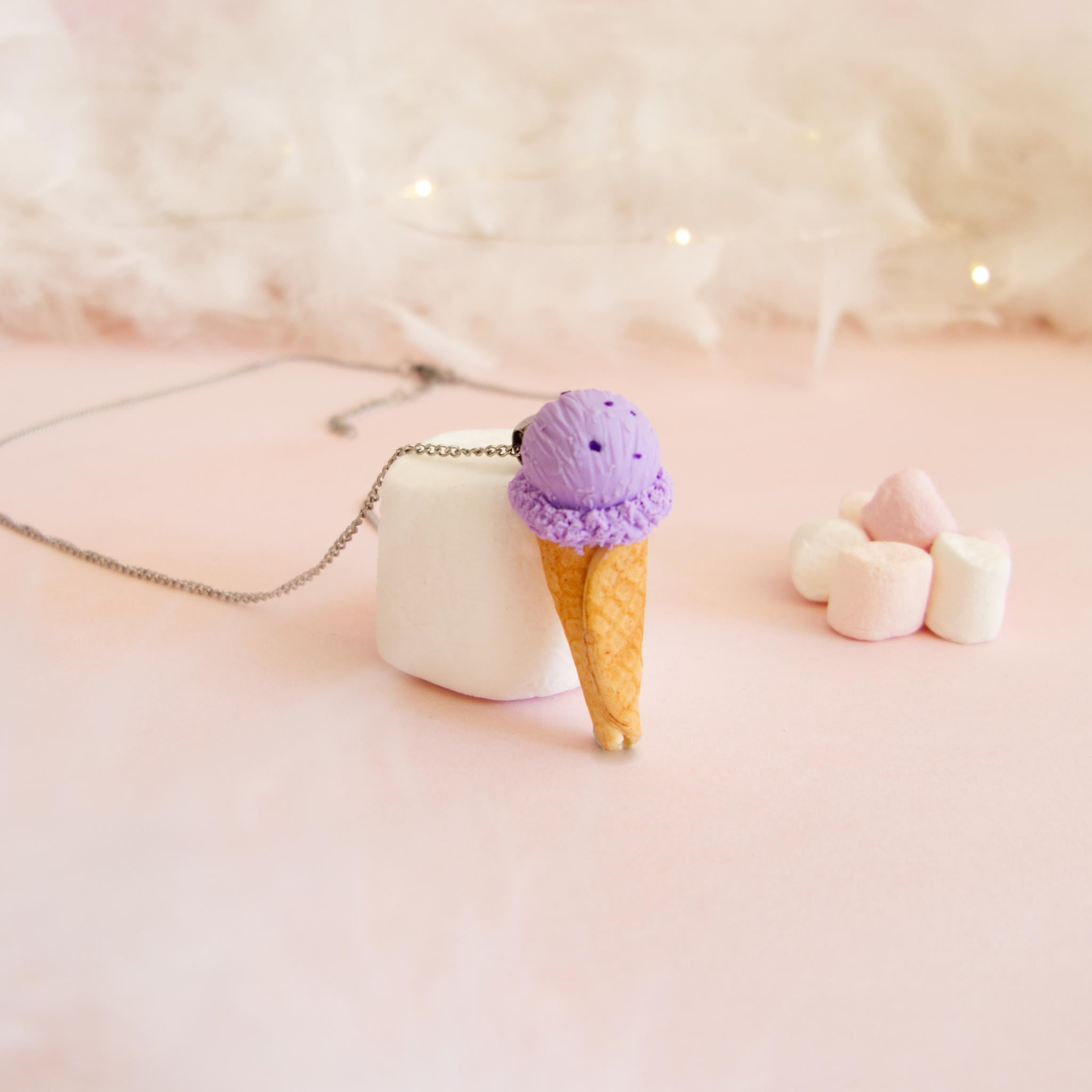 Collier cornet de glace