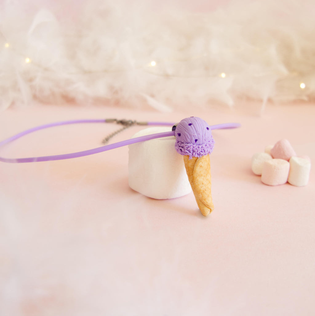 Collier cornet de glace