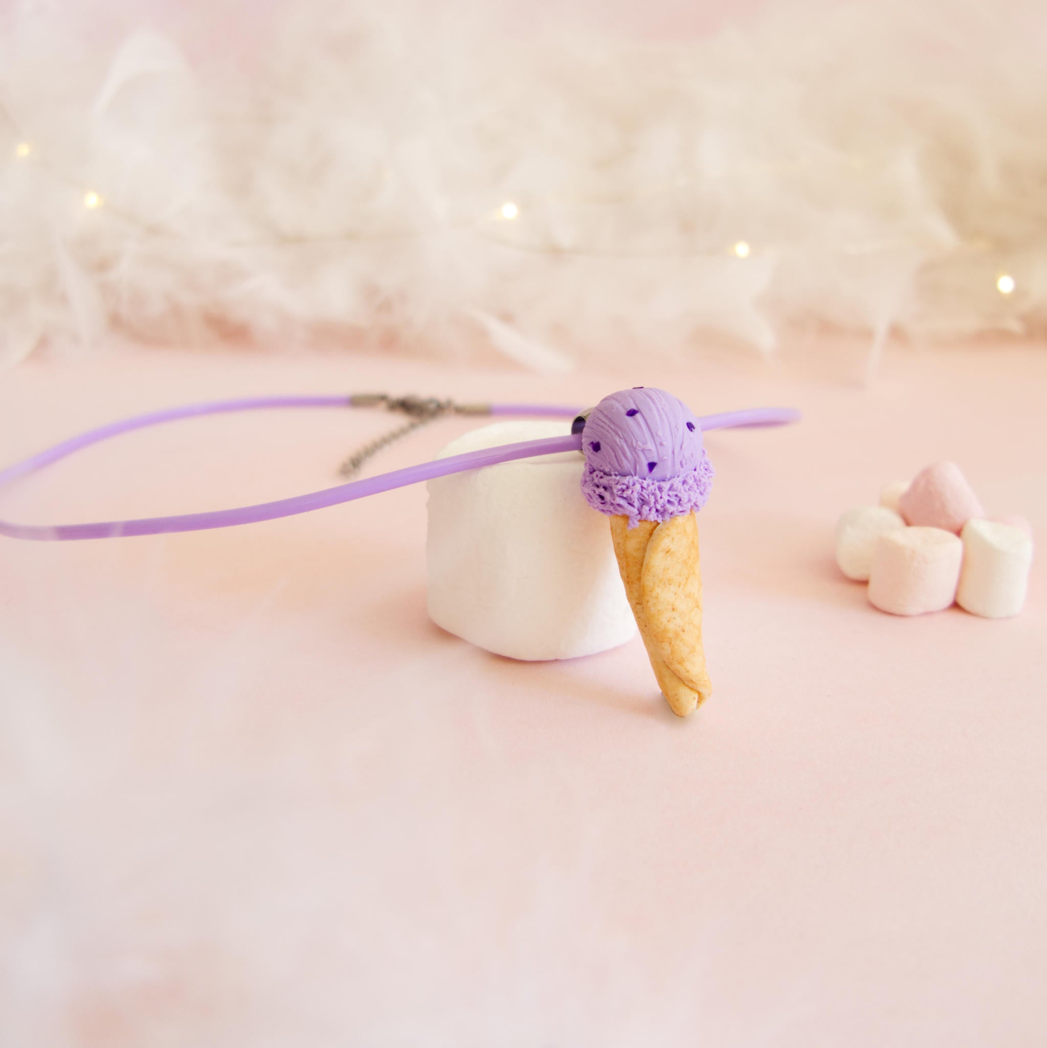 Collier cornet de glace