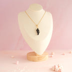 Collier bonbon crocodile en résine