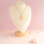 Collier bonbon crocodile en résine