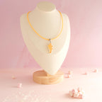 Collier bonbon crocodile en résine