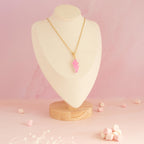 Collier bonbon crocodile en résine