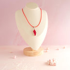 Collier bonbon crocodile en résine