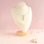 Collier guimauve violet