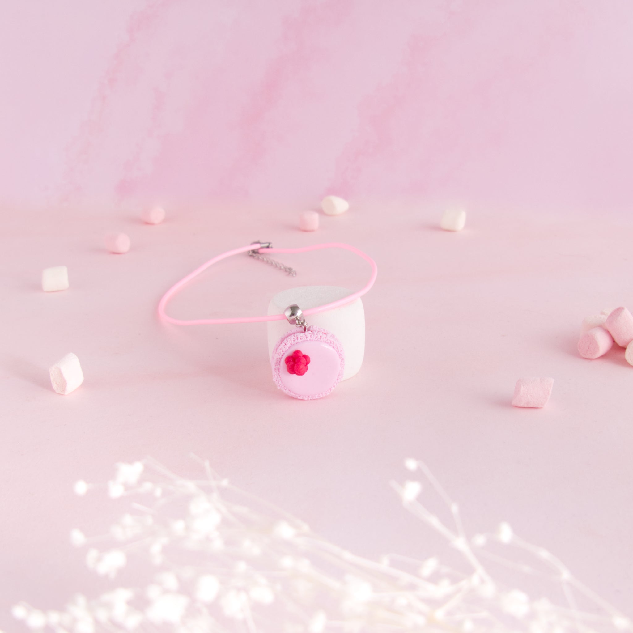 Collier macaron