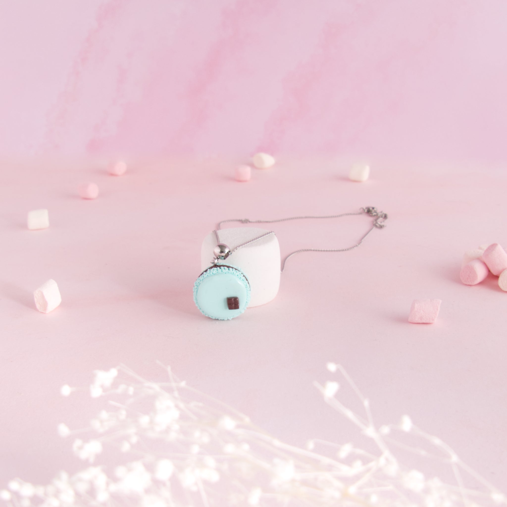 Collier macaron
