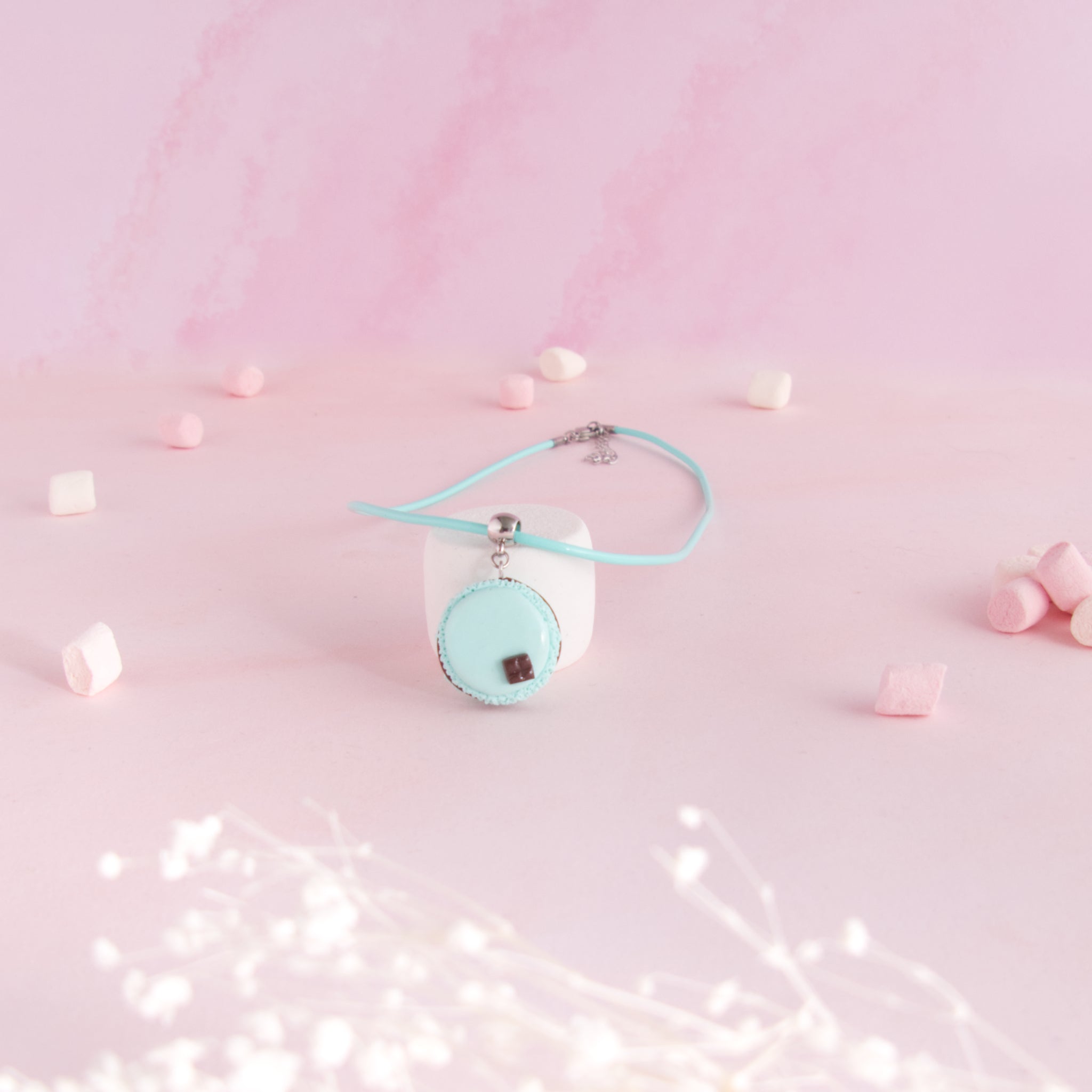 Collier macaron