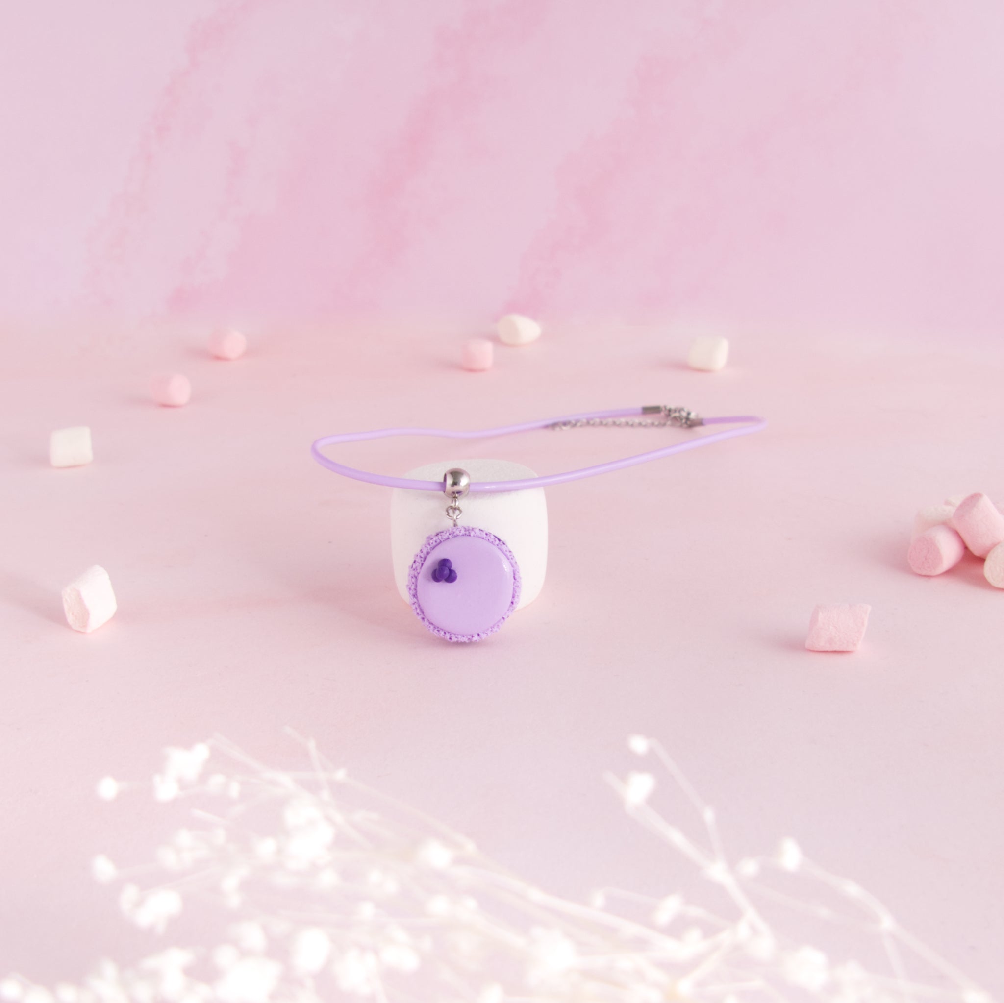 Collier macaron