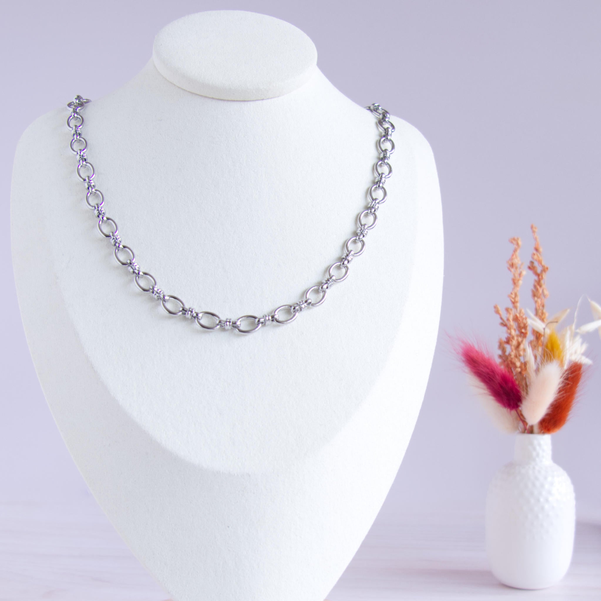Collier à composer soi-même avec charms interchangeables