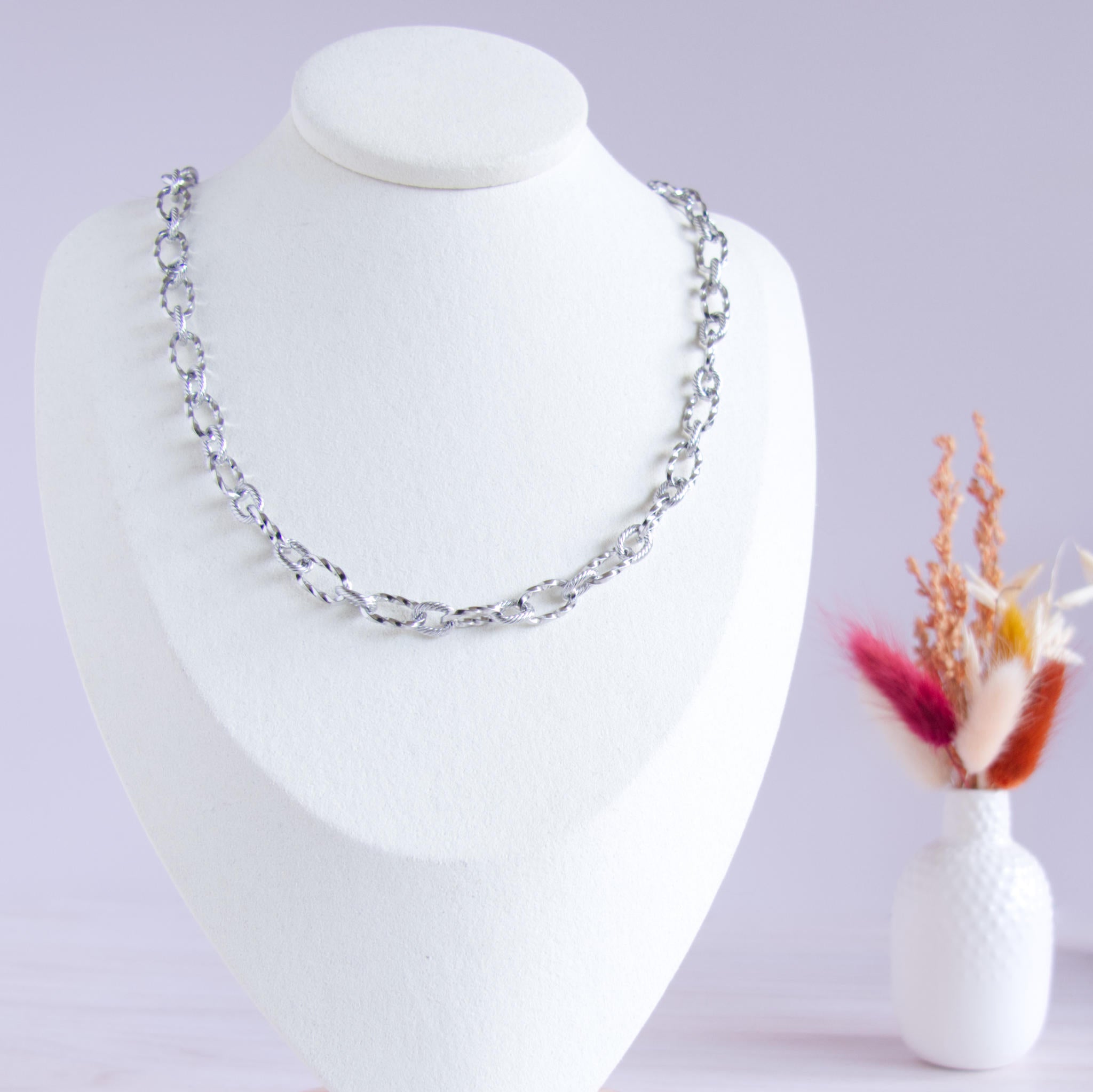 Collier à composer soi-même avec charms interchangeables