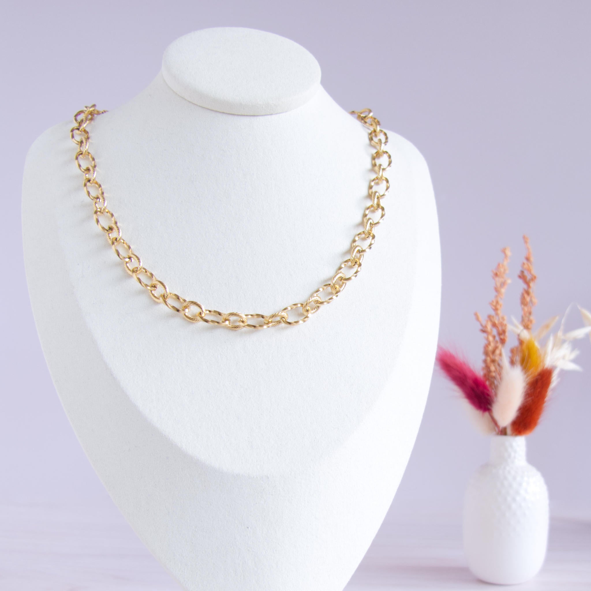Collier à composer soi-même avec charms interchangeables