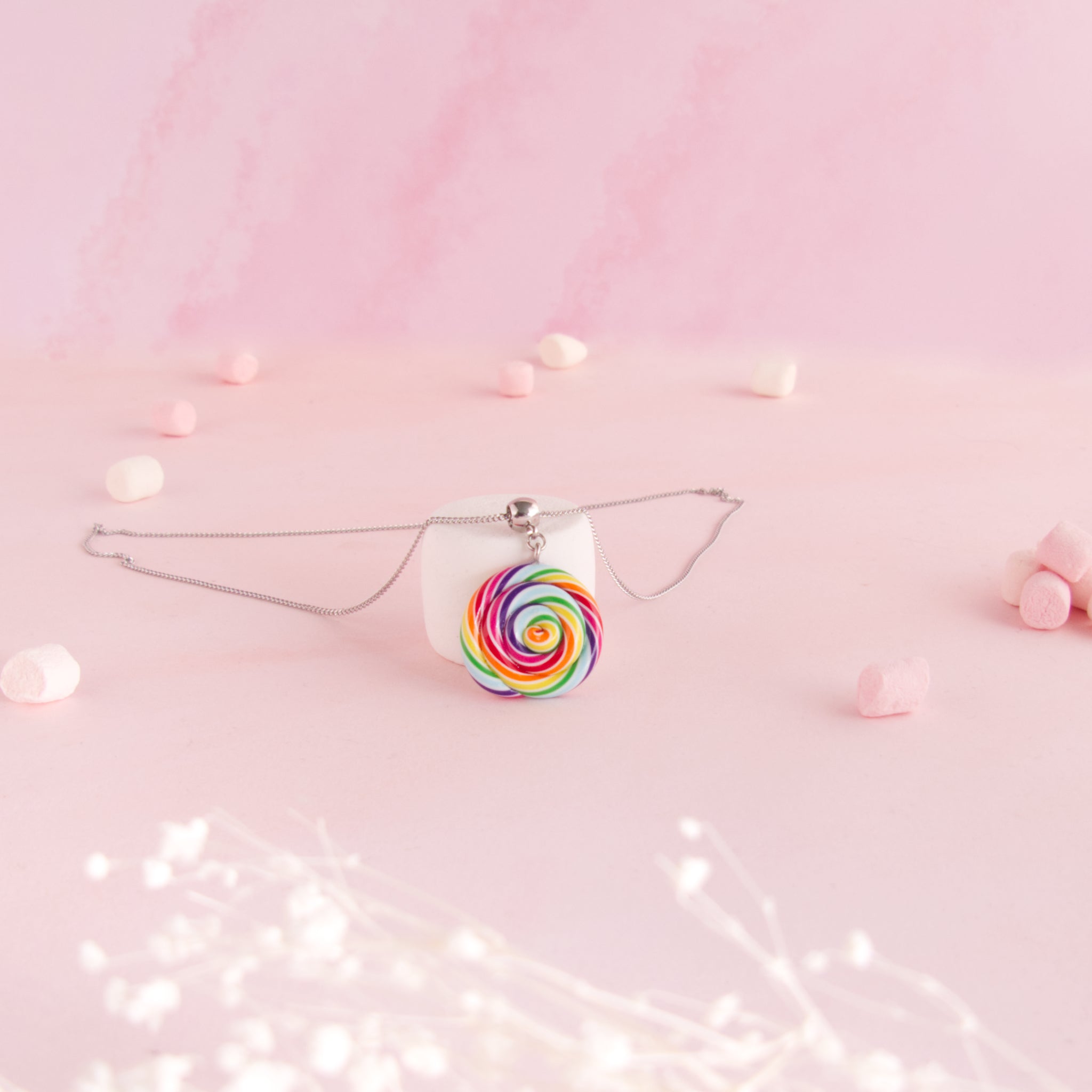 Collier sucette lolipop