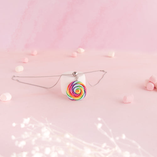 Collier sucette lolipop
