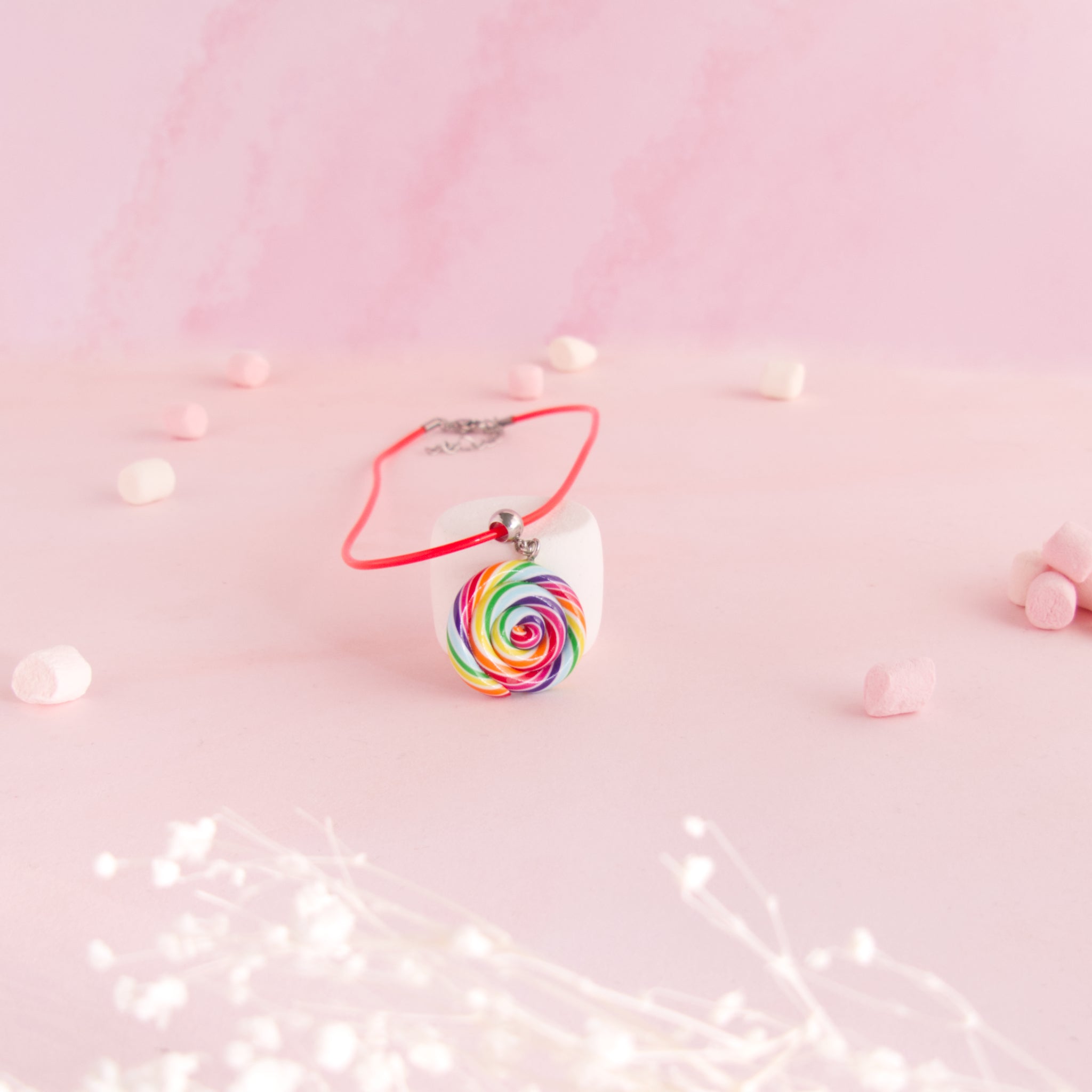 Collier sucette lolipop