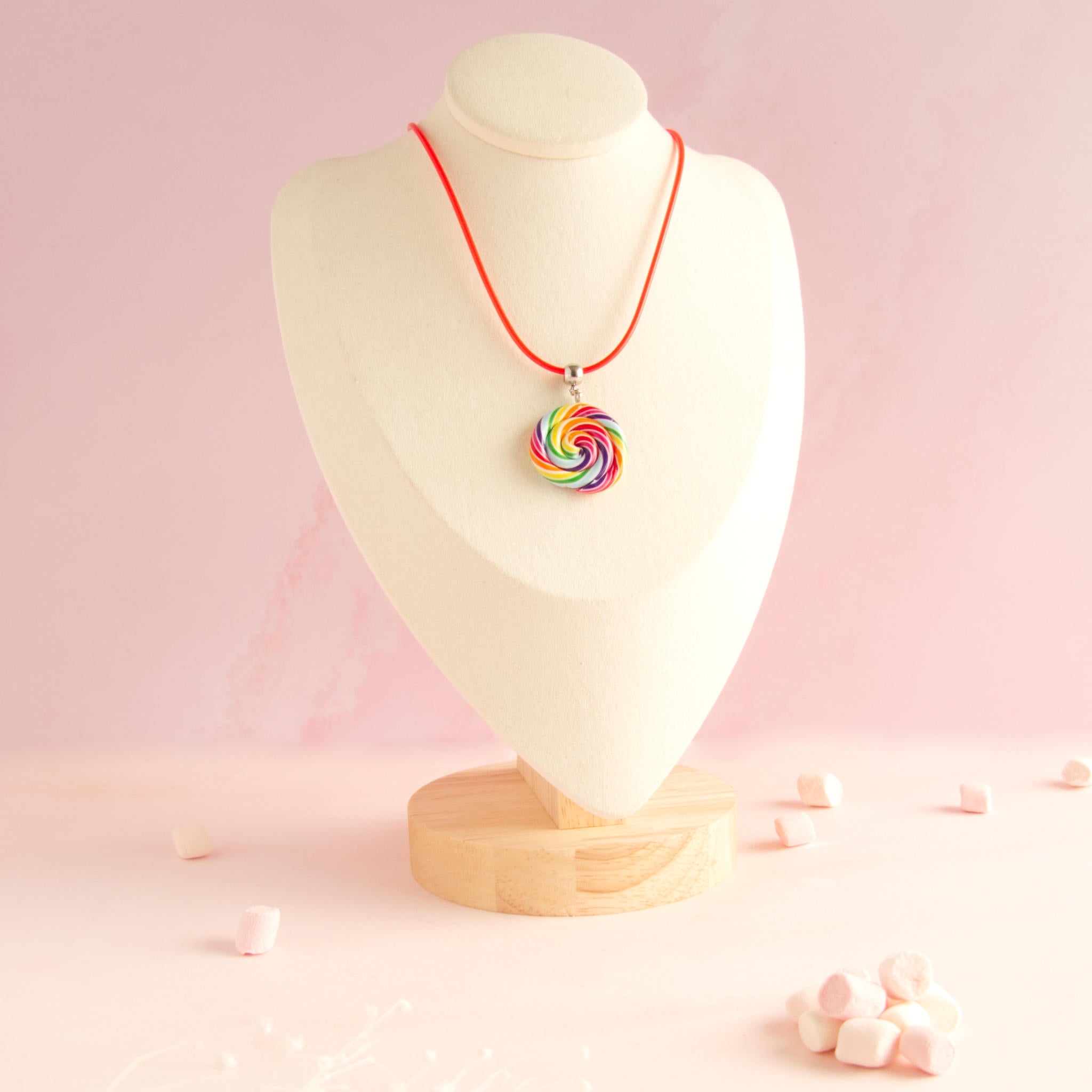 Collier sucette lolipop