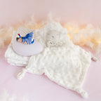 couverture et doudou blanc veilleuse marinière