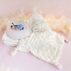 couverture et doudou blanc veilleuse marin