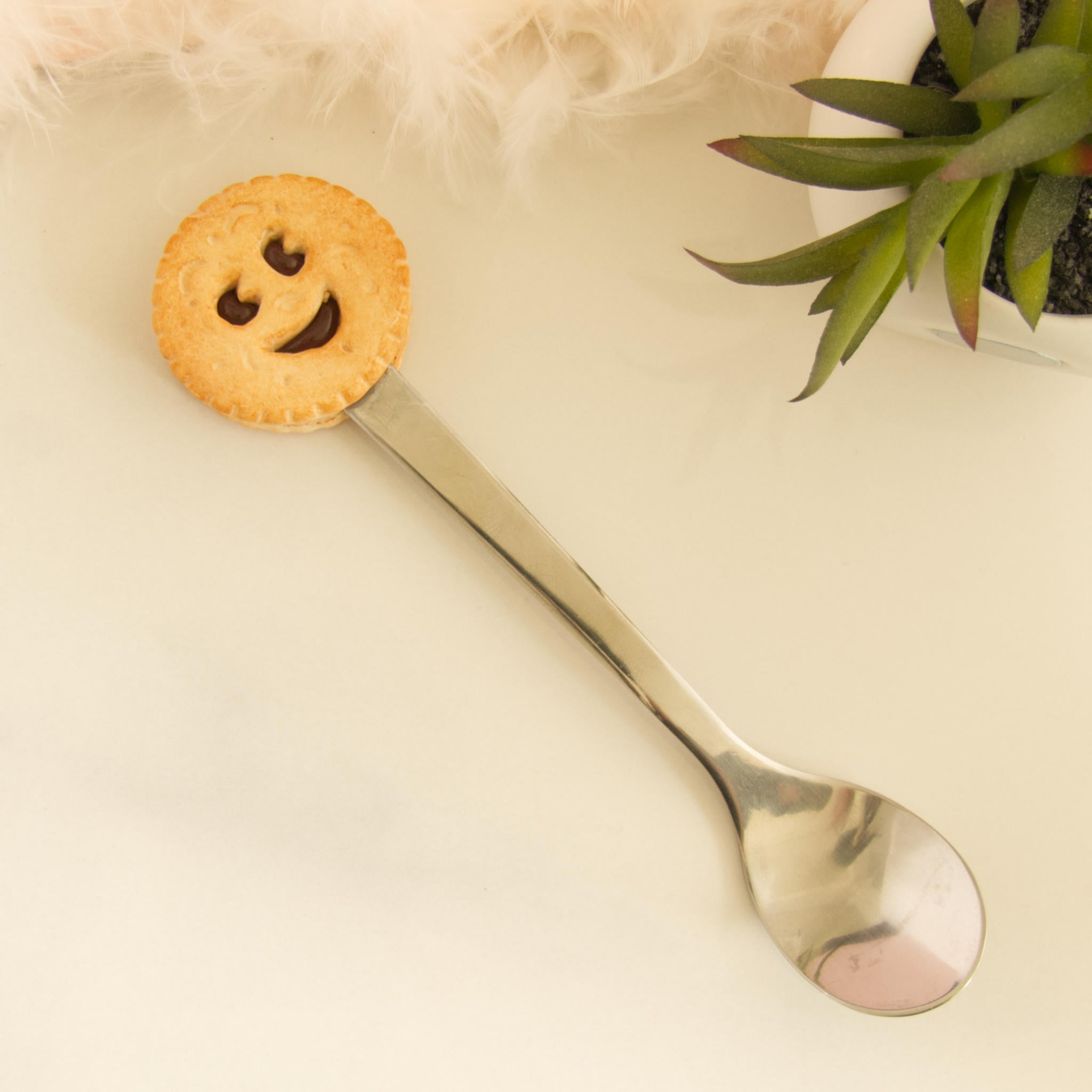 Cuillère biscuit sourire