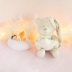 doudou beige veilleuse orange