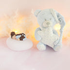 doudou bleu veilleuse bleu chocolat