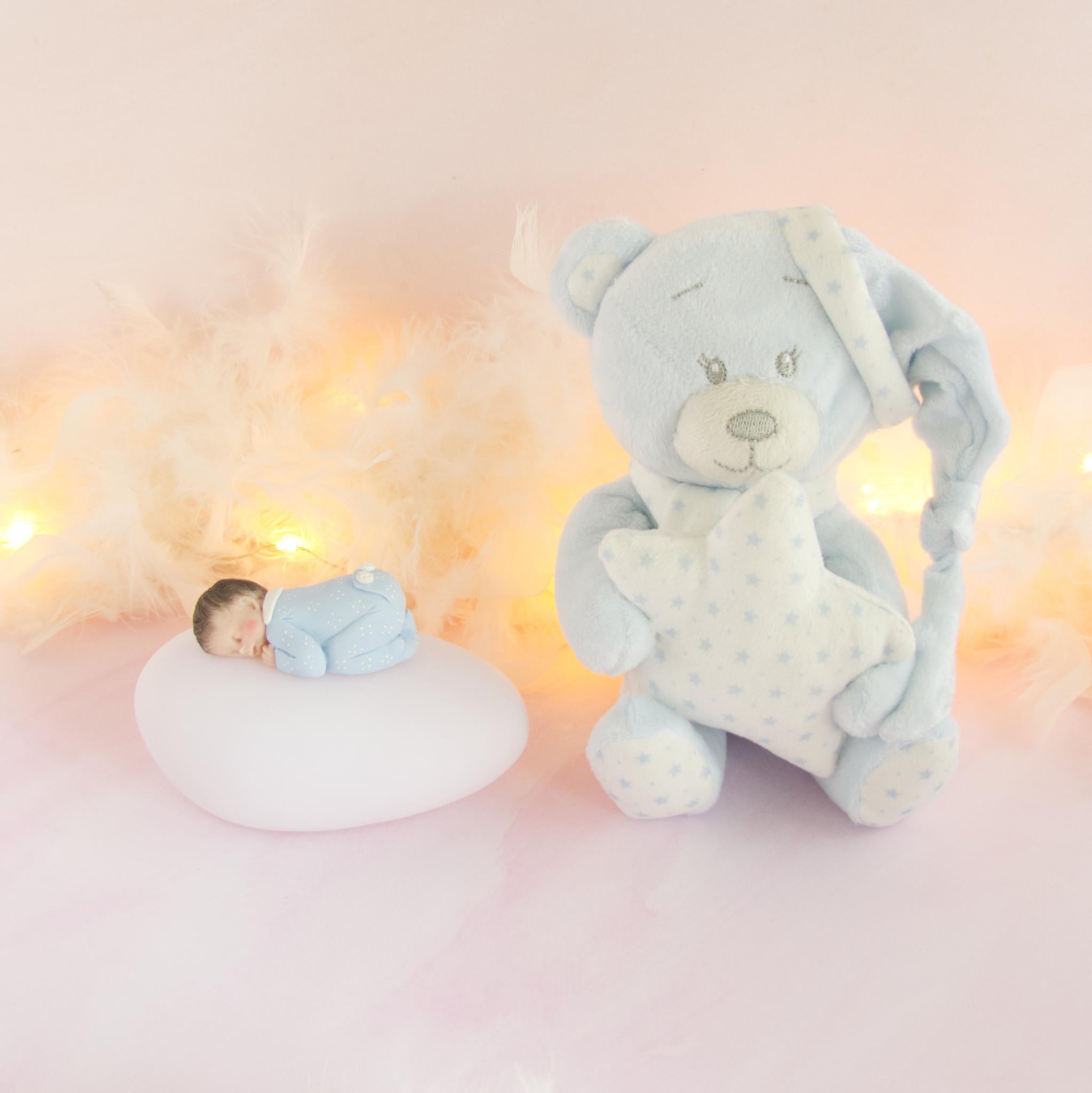 doudou bleu veilleuse pyjama bleu