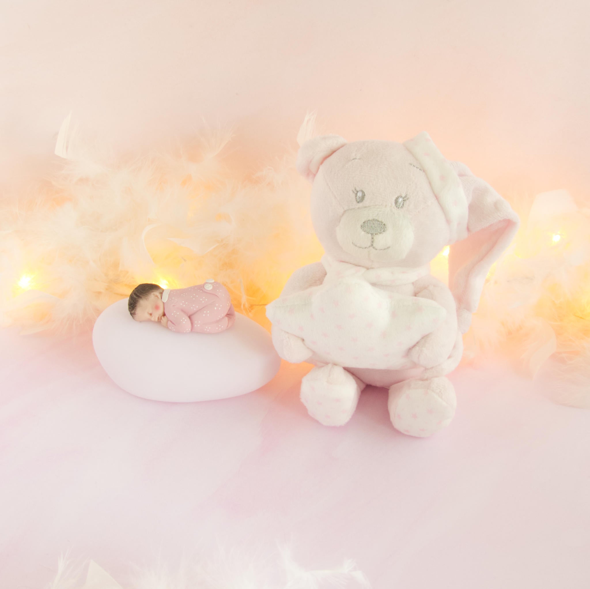 doudou rose veilleuse pyjama rose