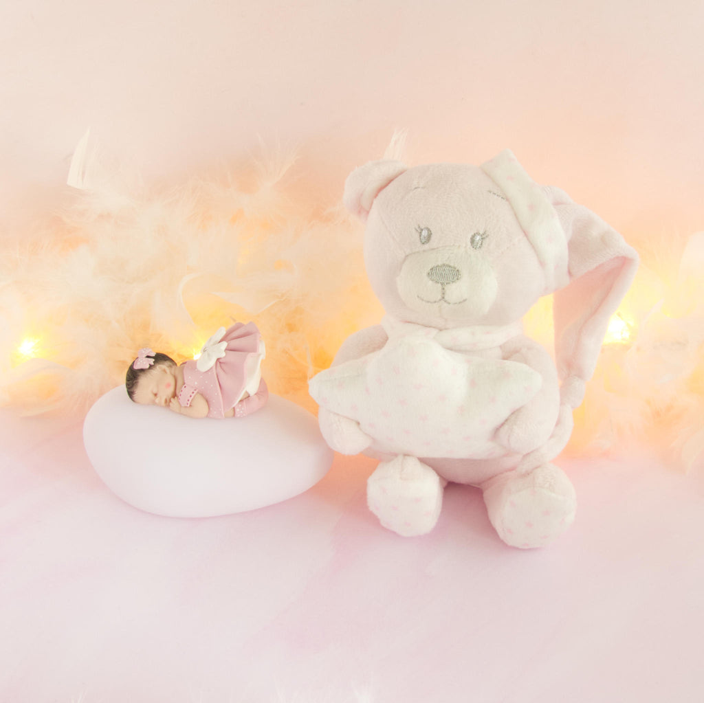 doudou rose veilleuse rose
