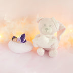 doudou rose veilleuse violet