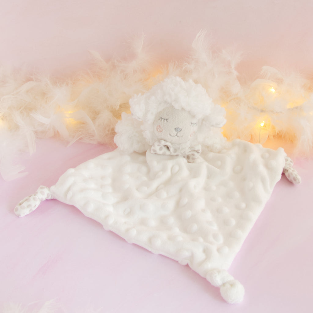 Coffret naissance veilleuse bébé avec couverture et doudou