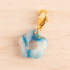 erina marbré bleu doré