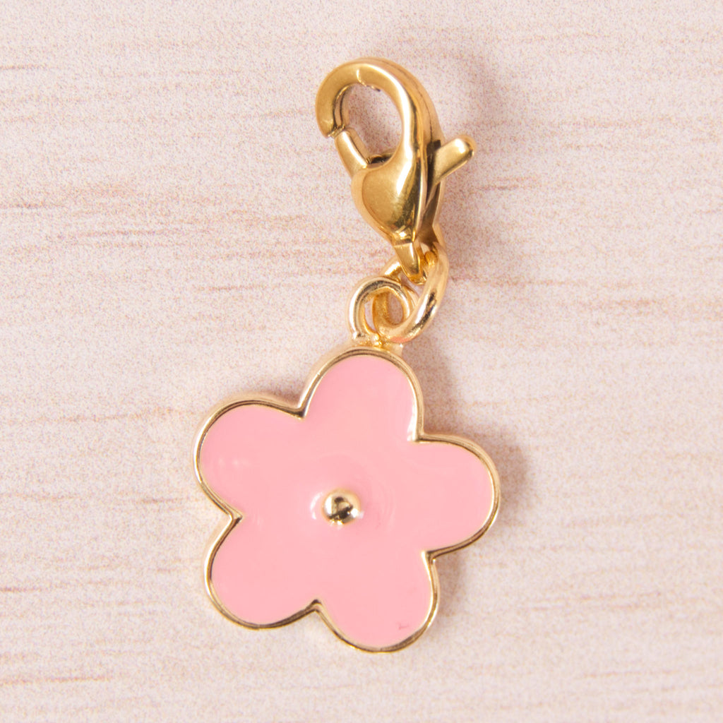 fleur rose doré
