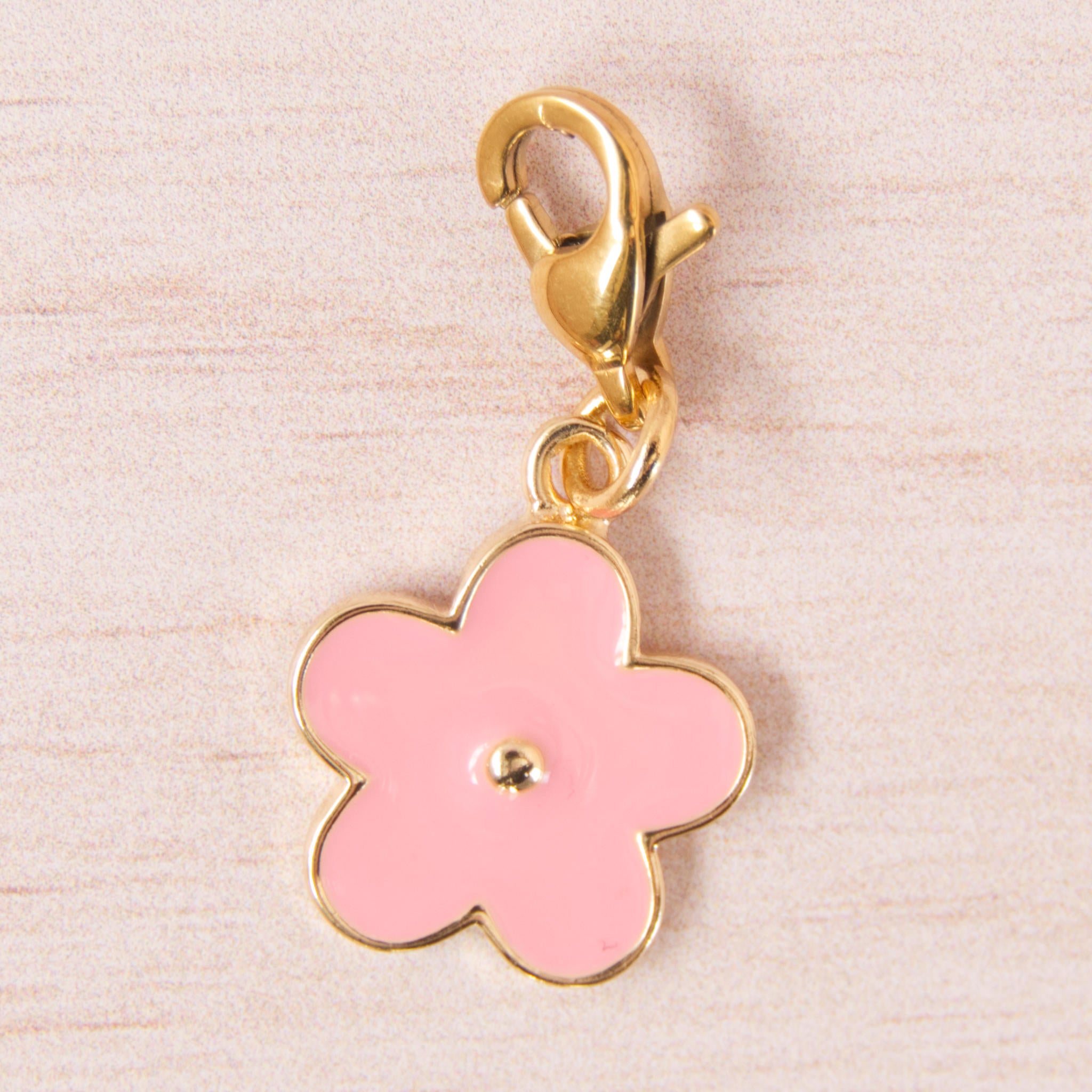 fleur rose doré