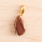 goutte marbré marron doré