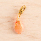 mini goutte marbré orange doré