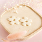 Créoles interchangeables Fleur modèle "Soline"