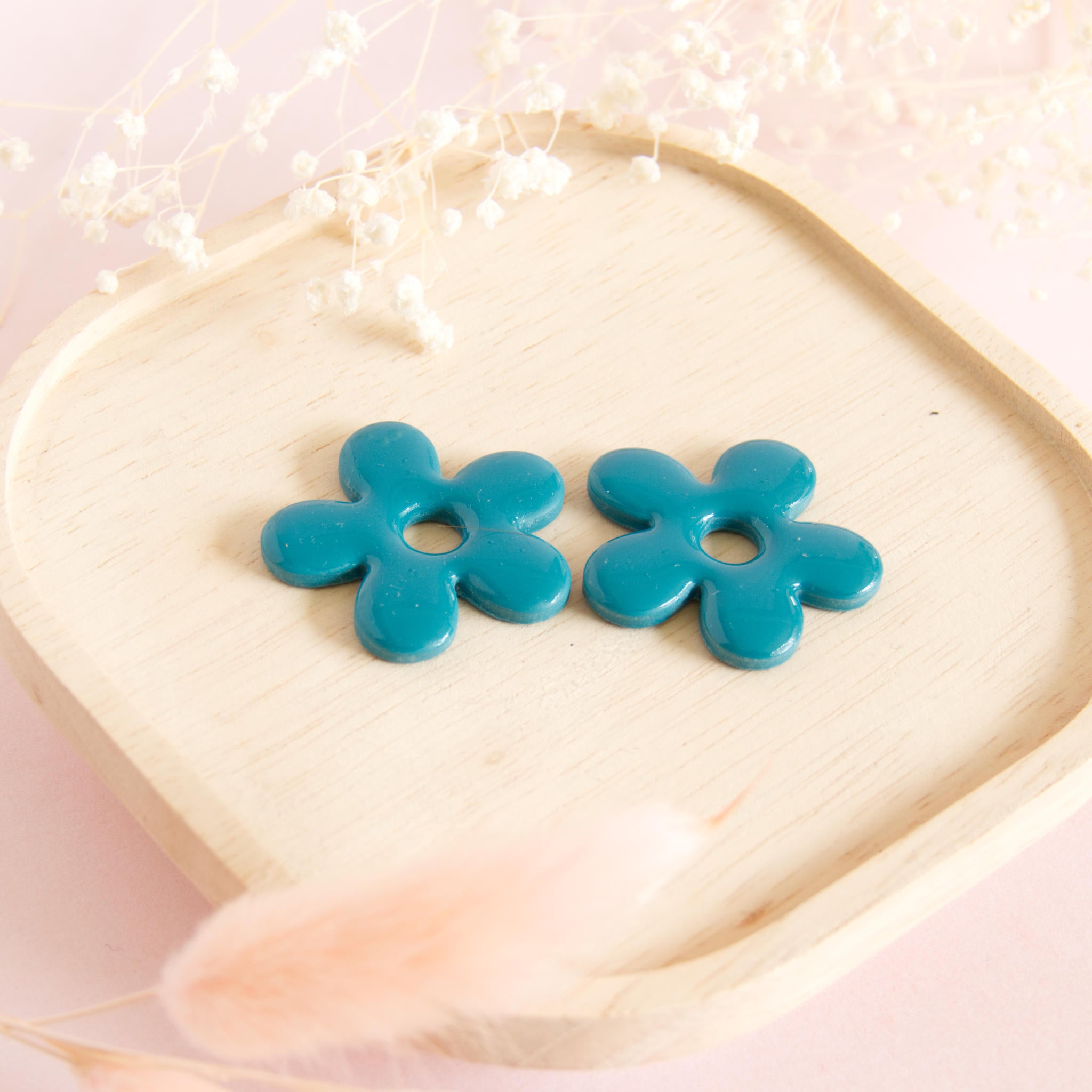 Pampilles "Soline" pour créoles interchangeables