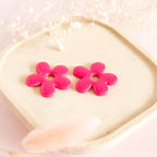 Créoles interchangeables Fleur modèle "Soline"