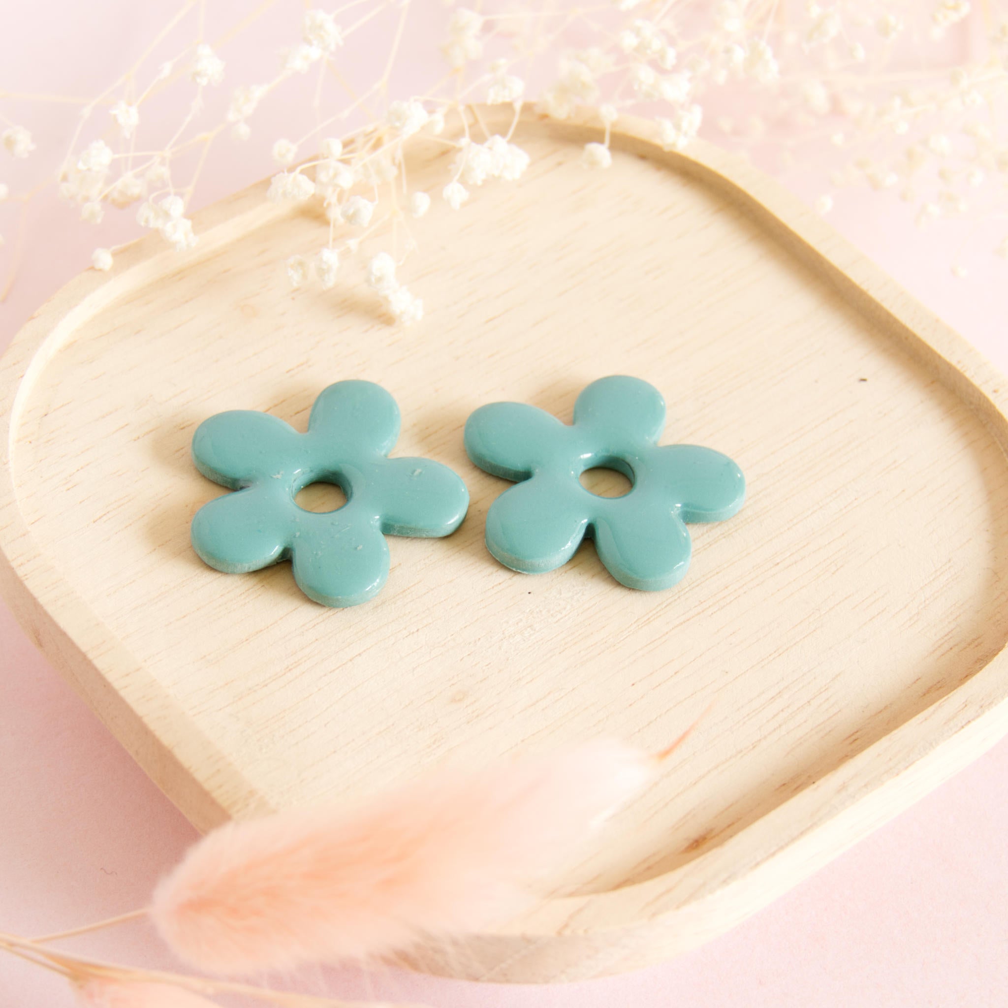 Pampilles "Soline" pour créoles interchangeables