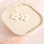Créoles interchangeables Fleur modèle "Soline"
