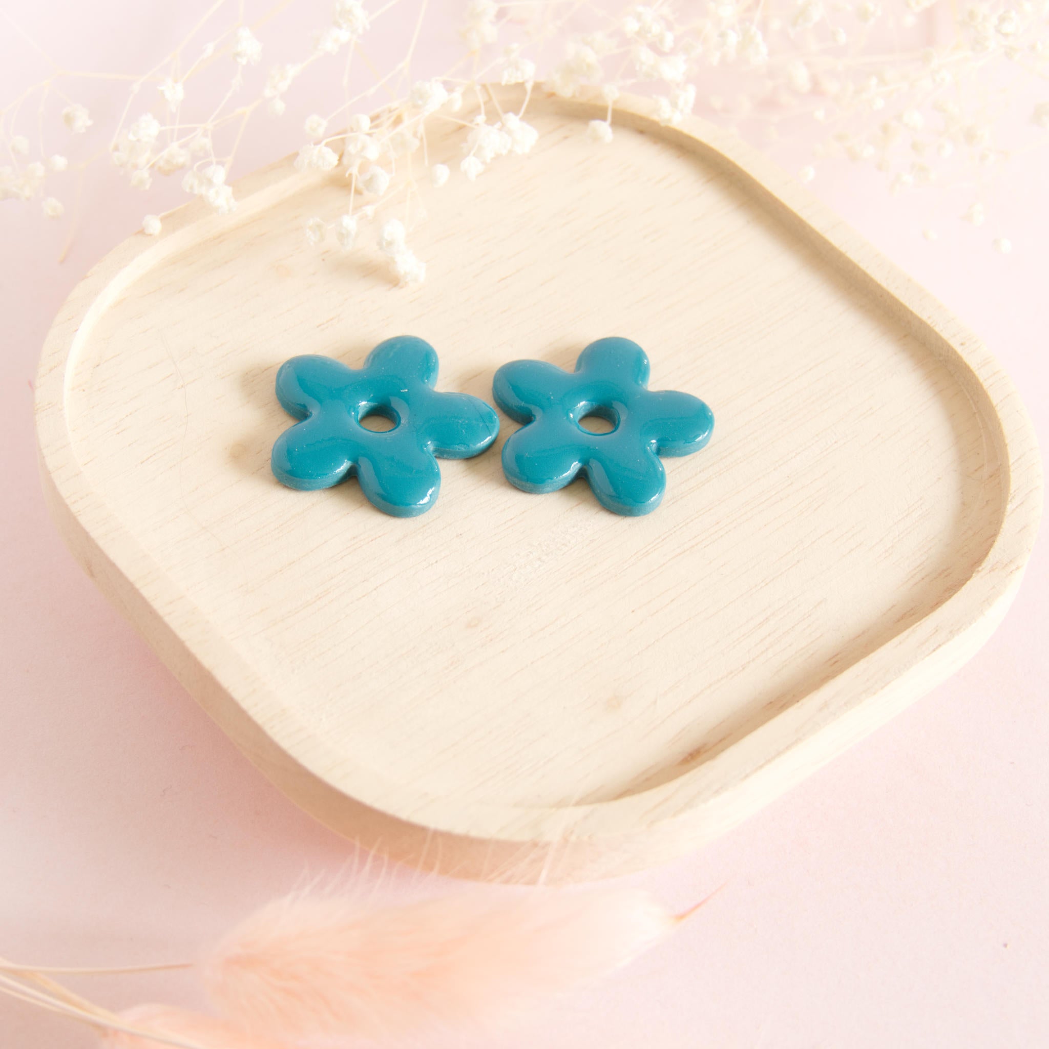 Pampilles "Soline" pour créoles interchangeables