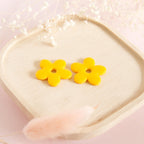 Créoles interchangeables Fleur modèle "Soline"