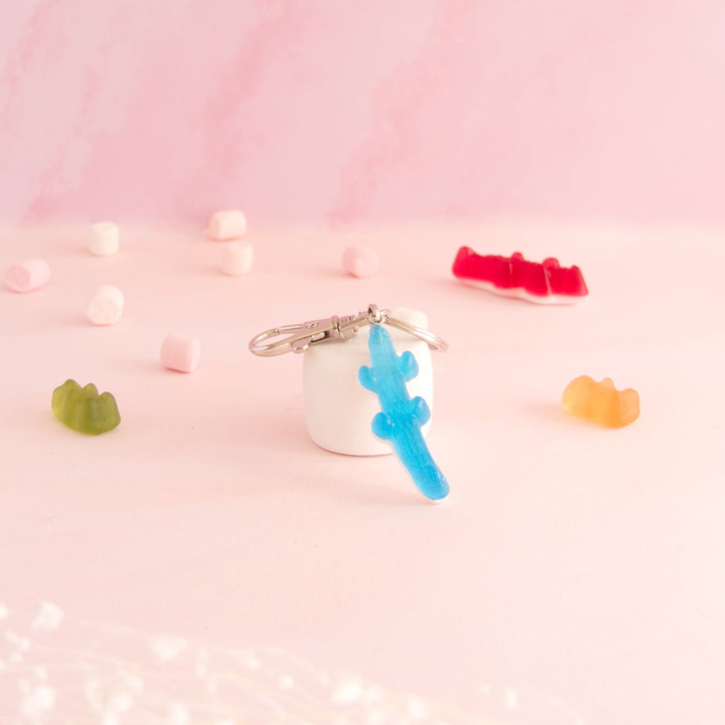 Porte-clés bonbon crocodile