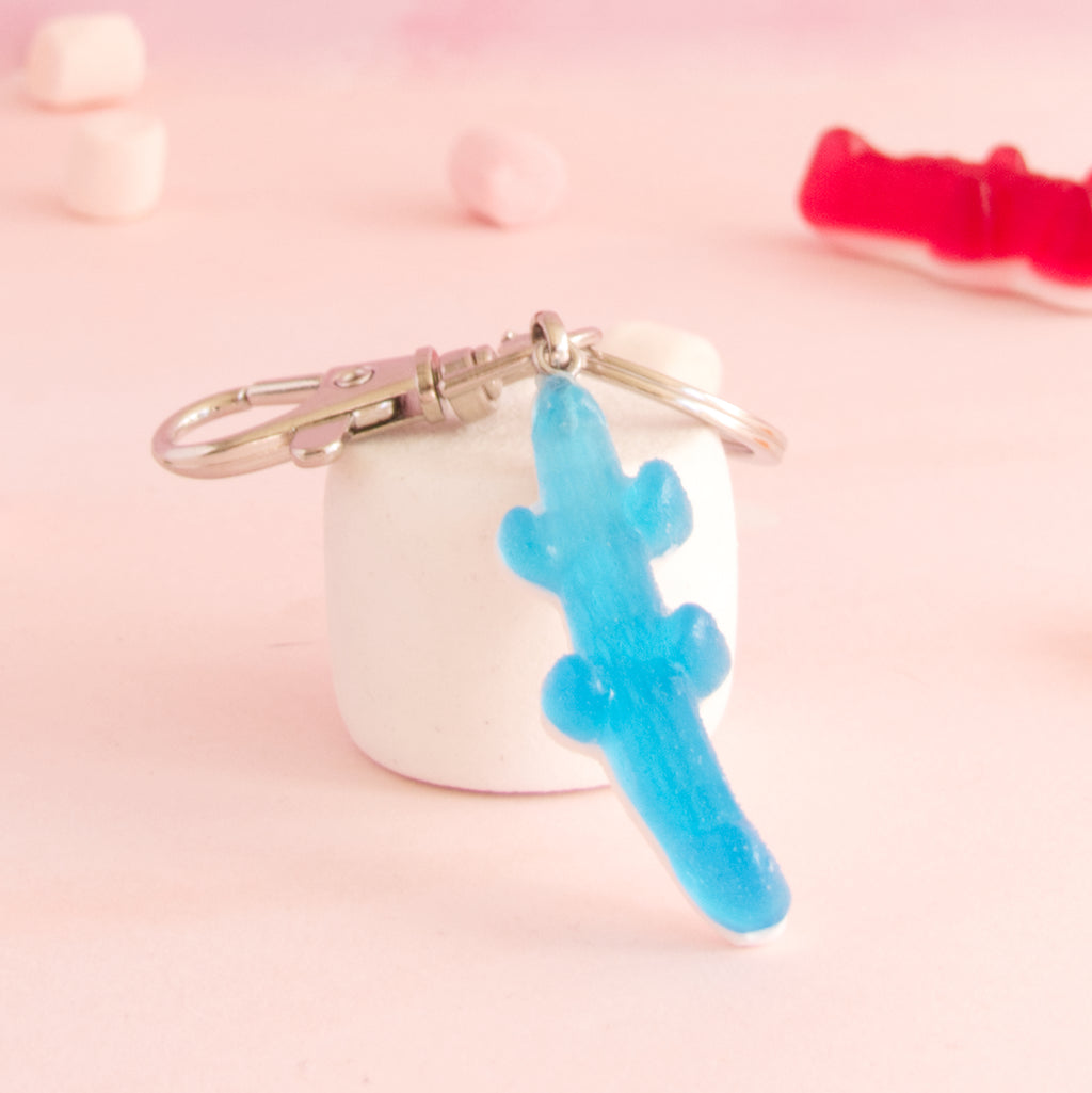 Porte-clés bonbon crocodile