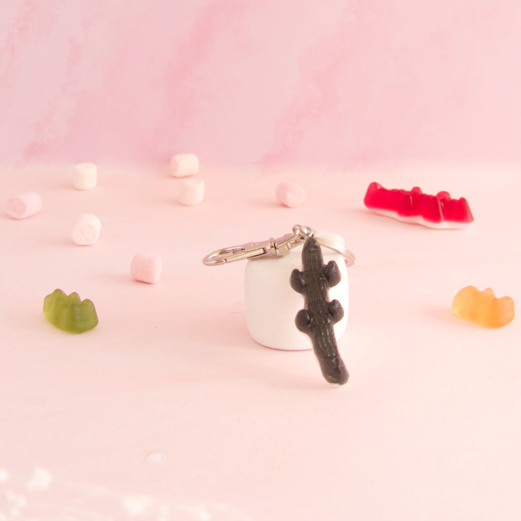 Porte-clés bonbon crocodile