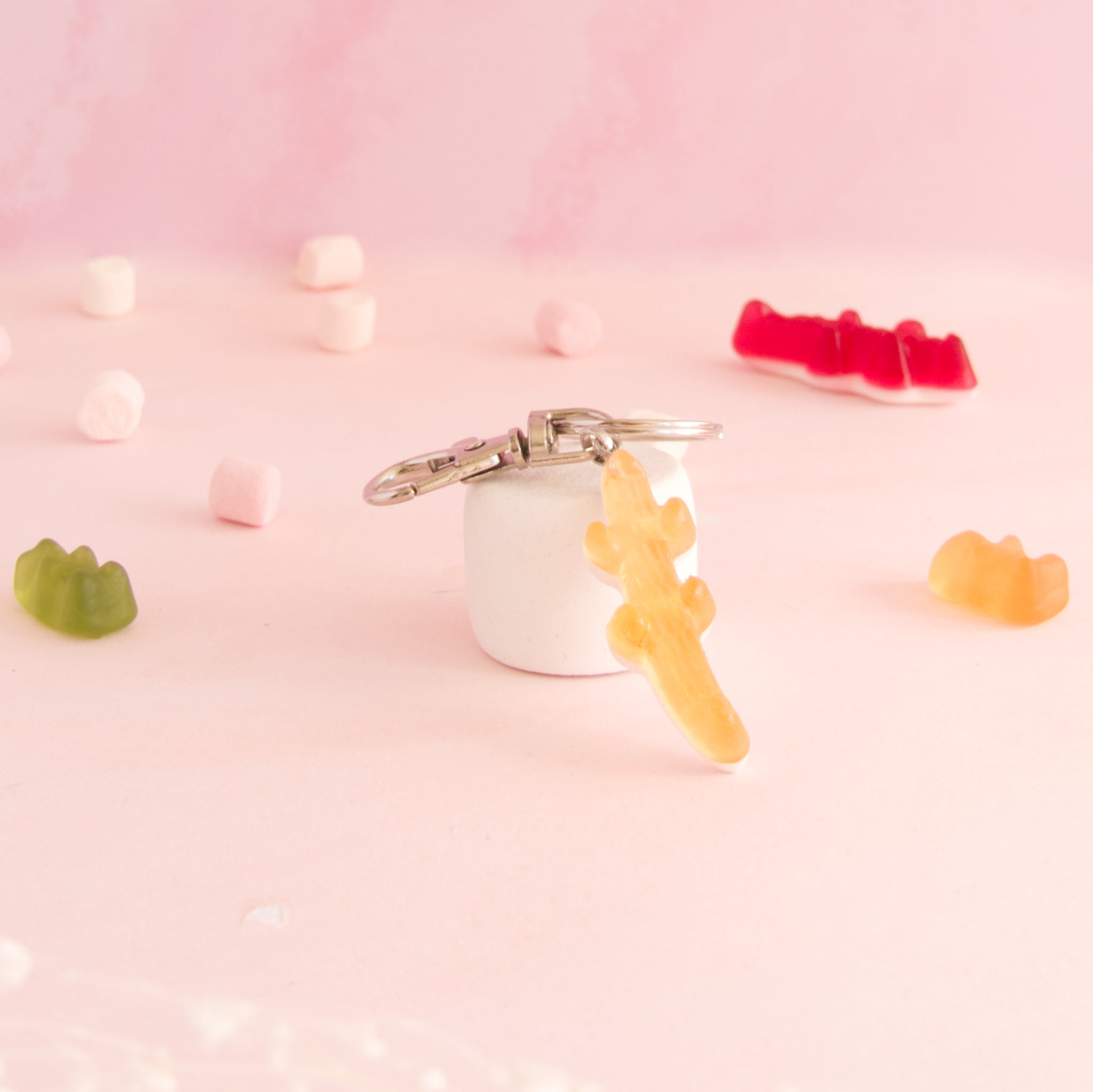 Porte-clés bonbon crocodile
