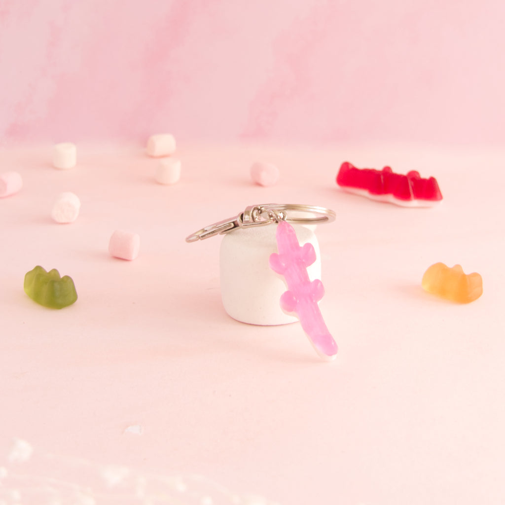 Porte-clés bonbon crocodile