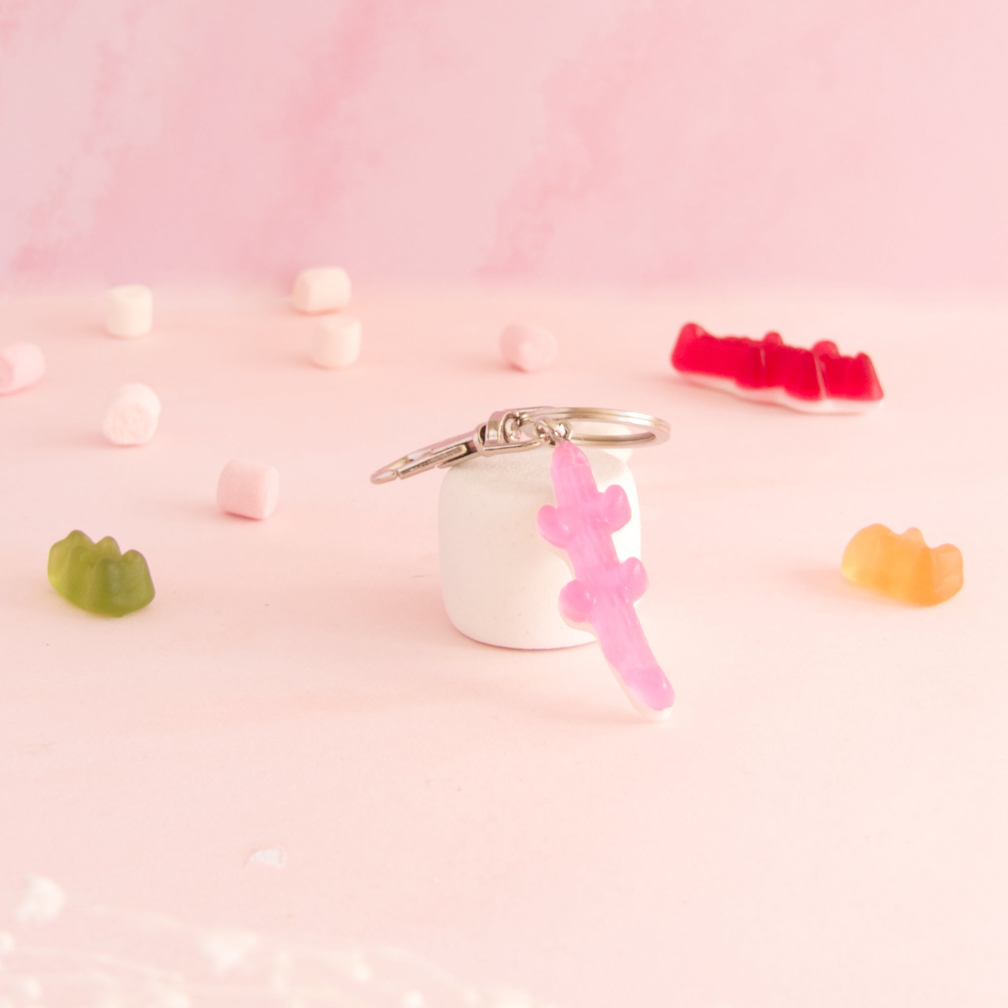 Porte-clés bonbon crocodile