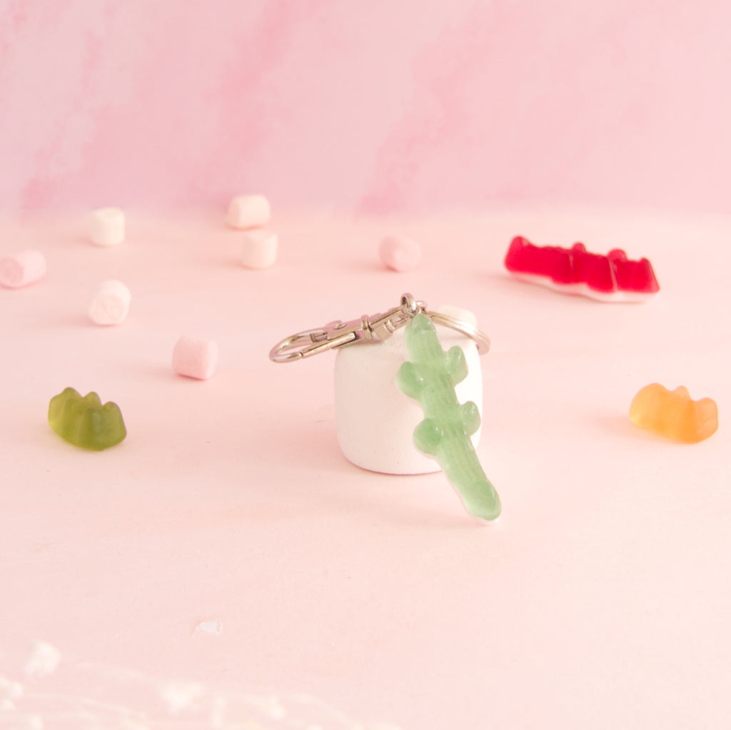 Porte-clés bonbon crocodile