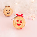 Porte-clés biscuit sourire